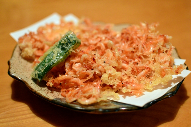 桜えびのかき揚げ
