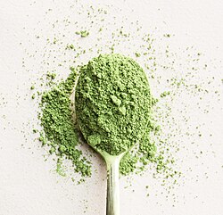 A scoop of Matcha
