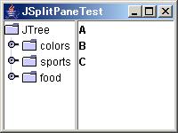 JSplitPane