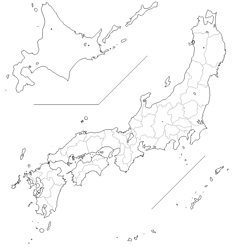 Japanese map